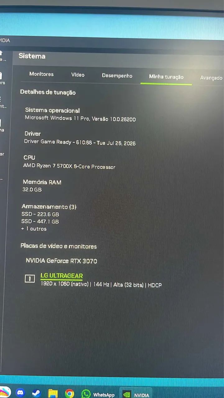 Computador Ryzen 7 5700x + RTX 3070 + 32Gb - Foto 2