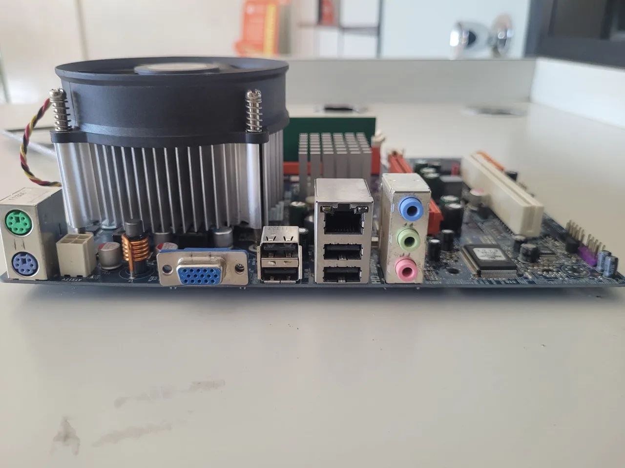 Placa Mãe G41T- M7 Processador + Memória - Foto 4