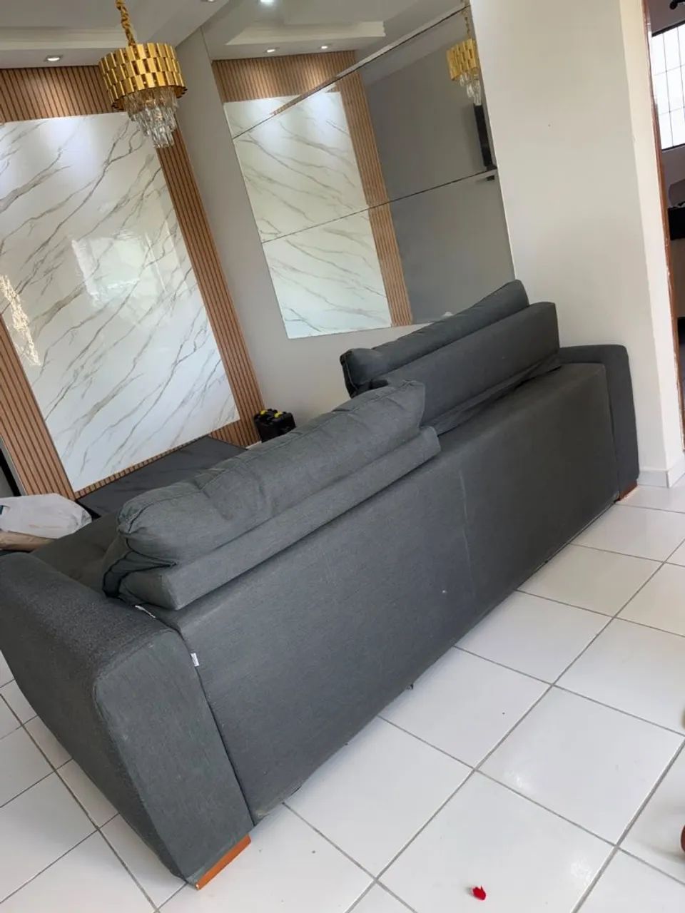 Sofa retrátil madeira maciça  - Foto 4