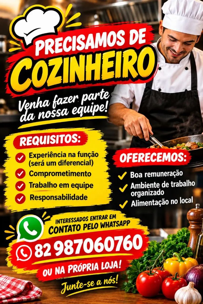 Cozinheiro horário nortuno