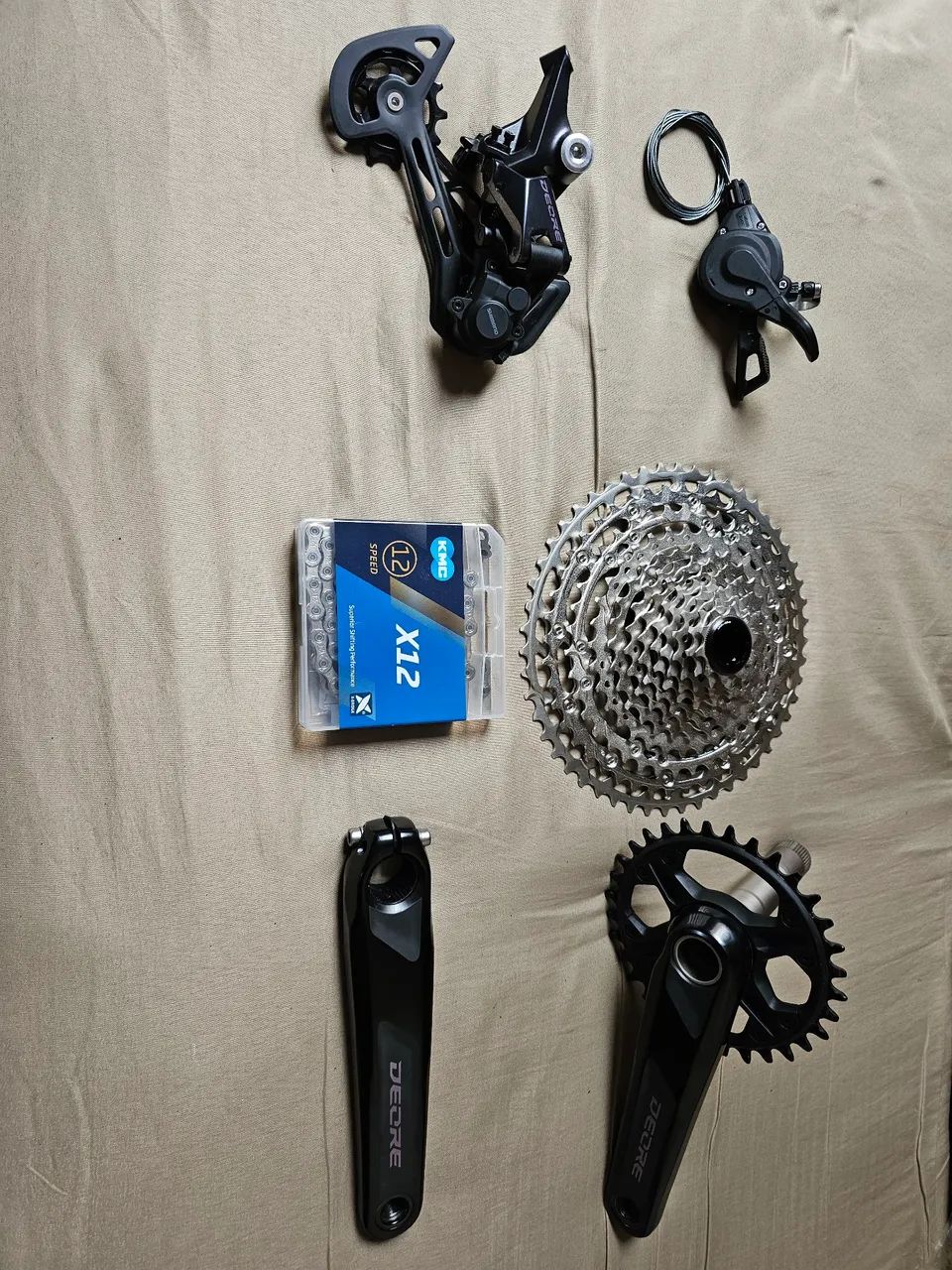 Grupo Shimano Deore 1x12v Completo