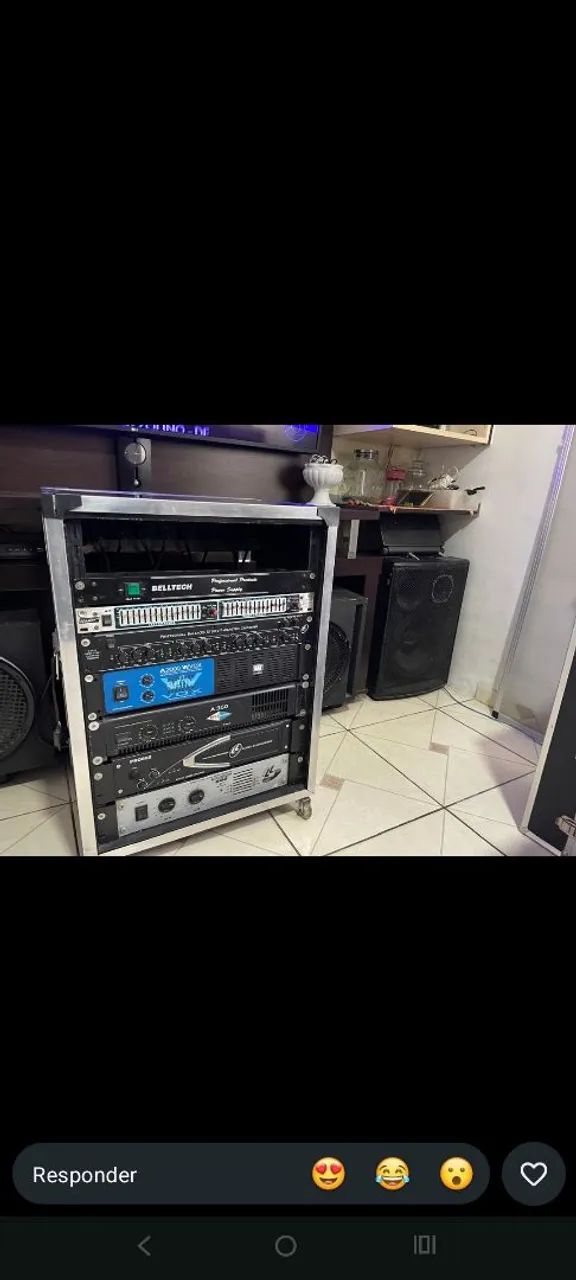 Rack de som completo com caixas  - Foto 2