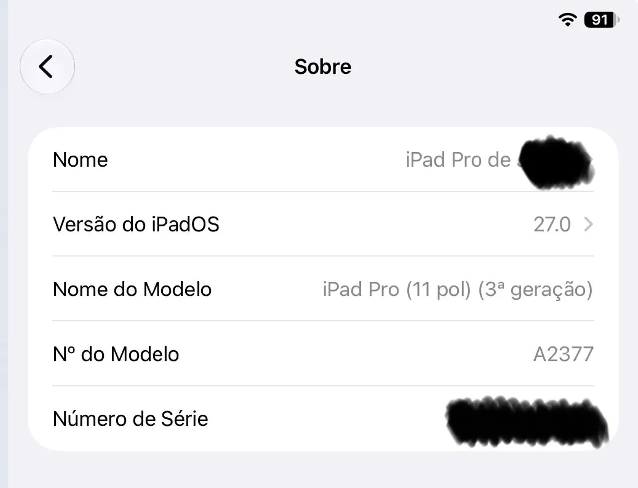 iPad Pro impecável 