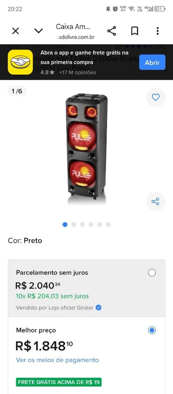 Caixa de som 2,200 w - Foto 5