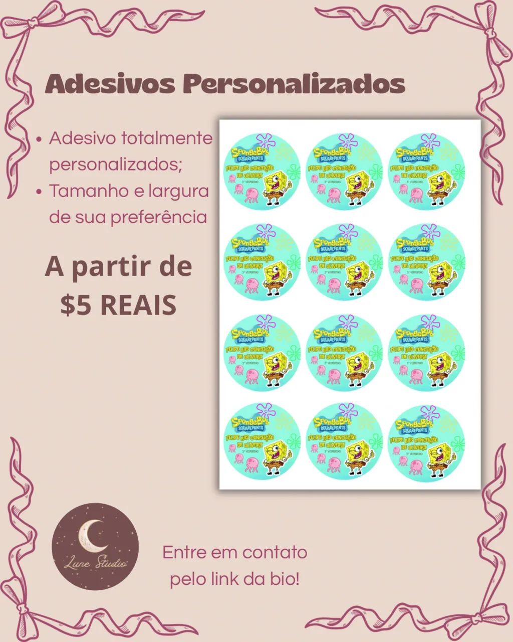 Convites e adesivos personalizado  - Foto 3