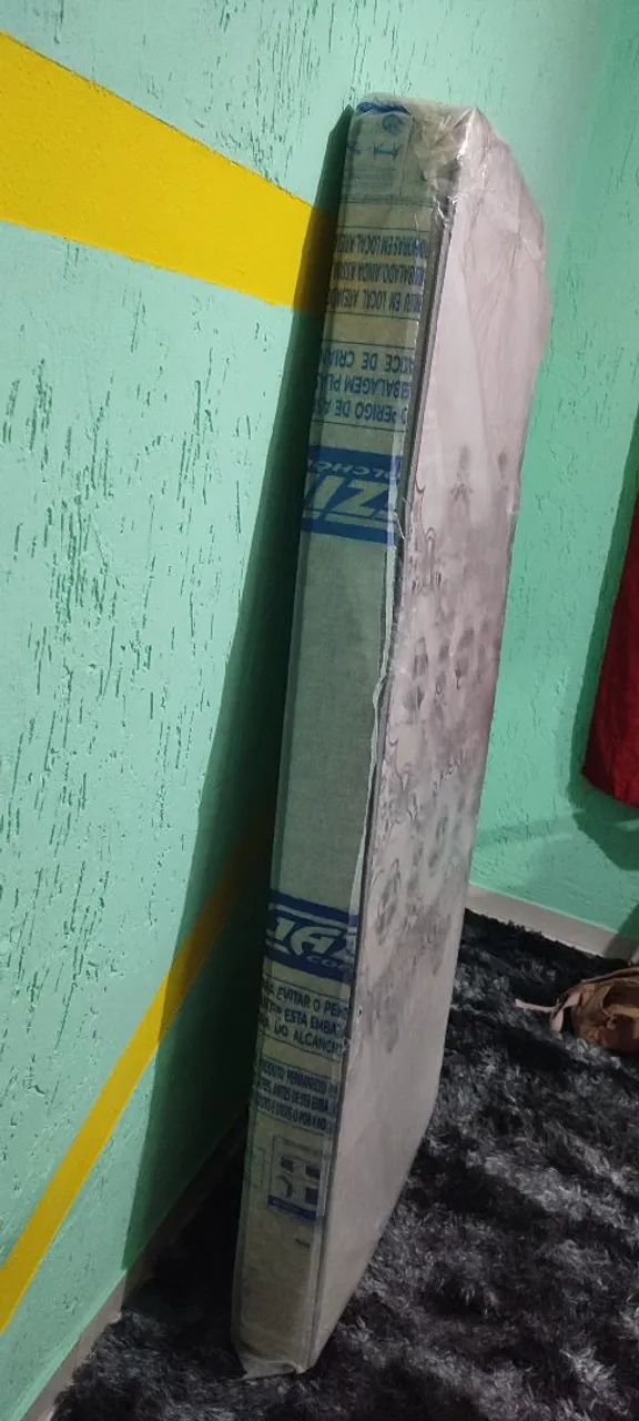 Vendo colchão de solteiro novo no plástico  - Foto 4