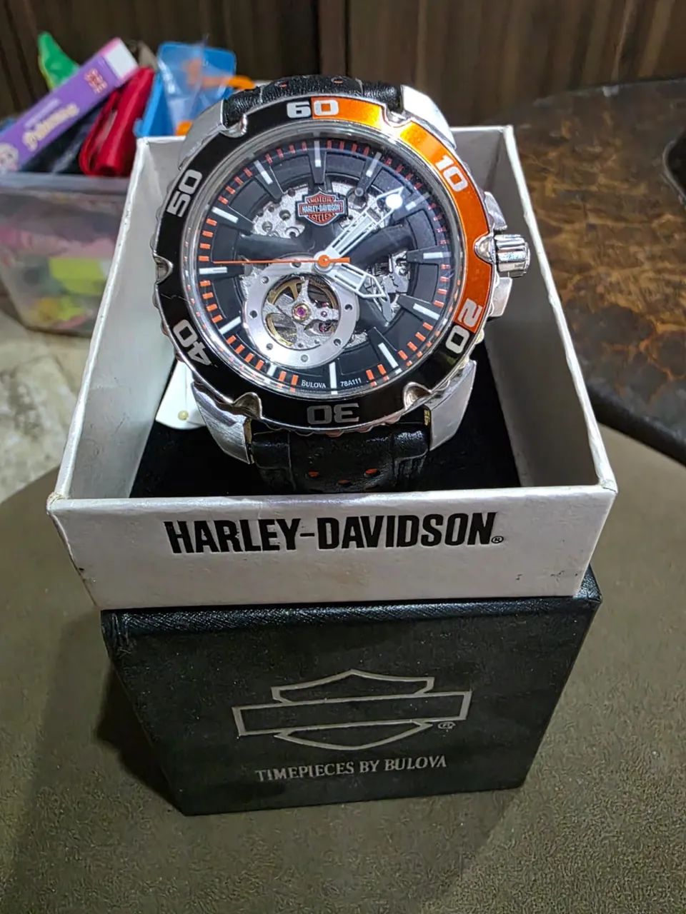 RELÓGIO BULOVA HARLEY-DAVIDSON AUTOMÁTICO ? ORIGINAL - Foto 4