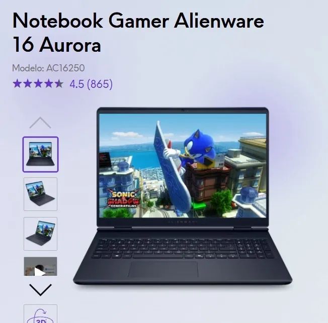 Notebook Alienware 16 Aurora (Na garantia) - Foto 4