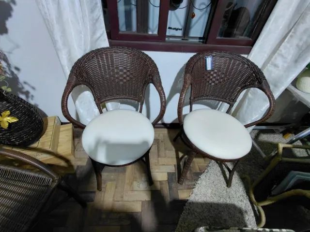 2 cadeiras varanda novas
