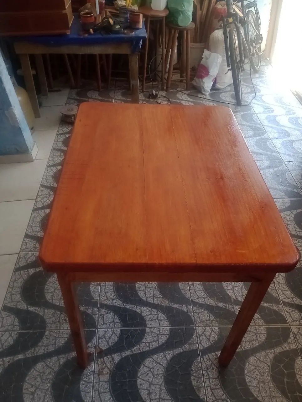 Mesa de madeira maciça nova 399,00 - Foto 5