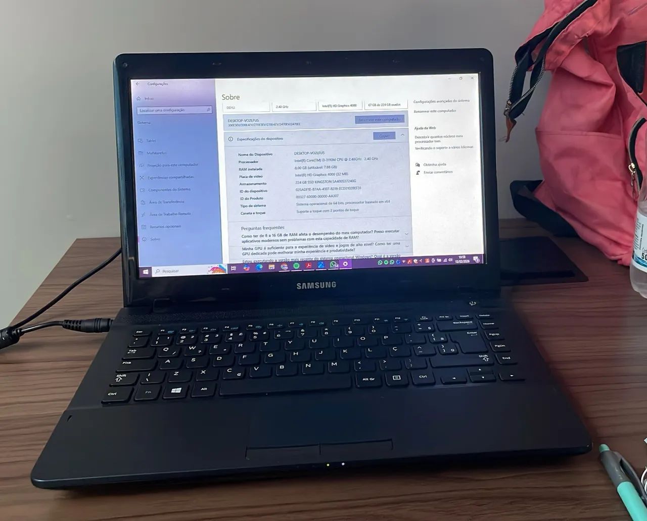 Vendo notebook Samsung  - Foto 2