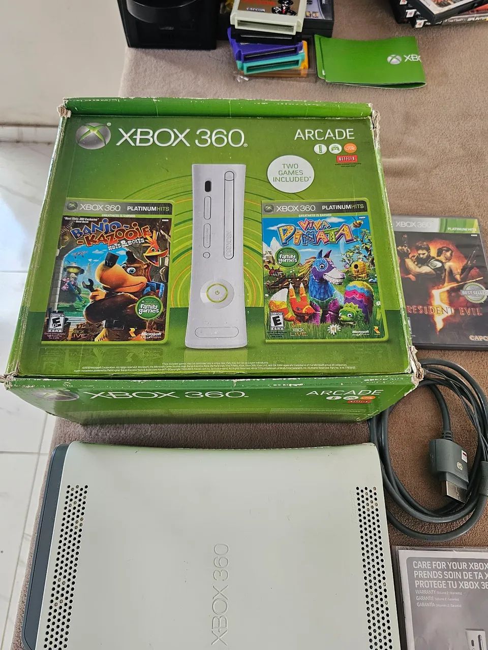 Xbox 360 com HD e jogos  - Foto 3
