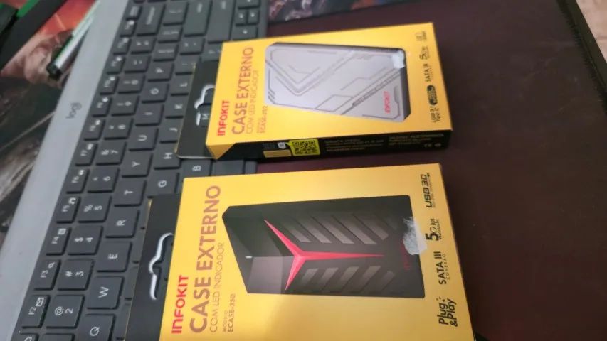 Case HD Usb 3.0 Externo para Hds de Notebook Infokit - Foto 2