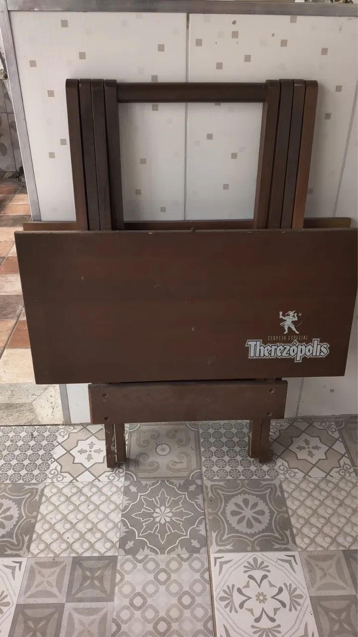 Jogo de mesa madeira 65060623258498120