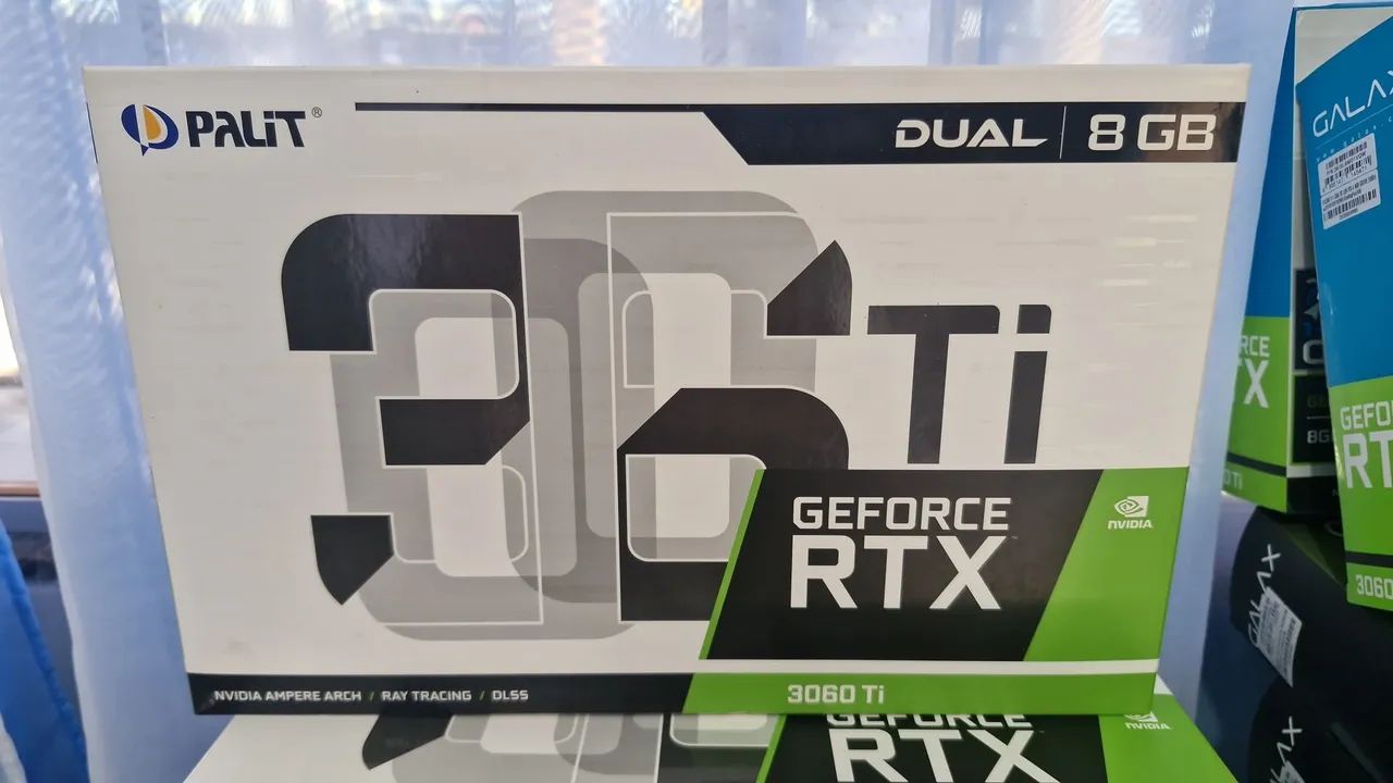 Placa de Vídeo RTX 3060 TI 8GB/256Bits