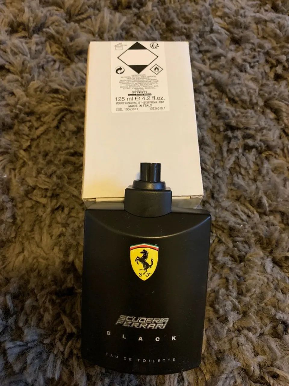 Perfume Ferrari Black 125ml - Tester - Original e Novo