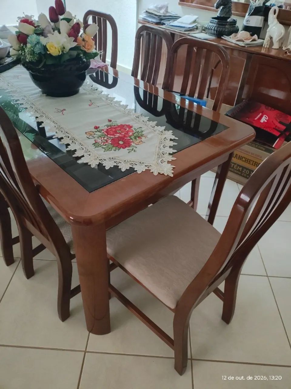 Mesa de jantar 8 lugares  - Foto 4