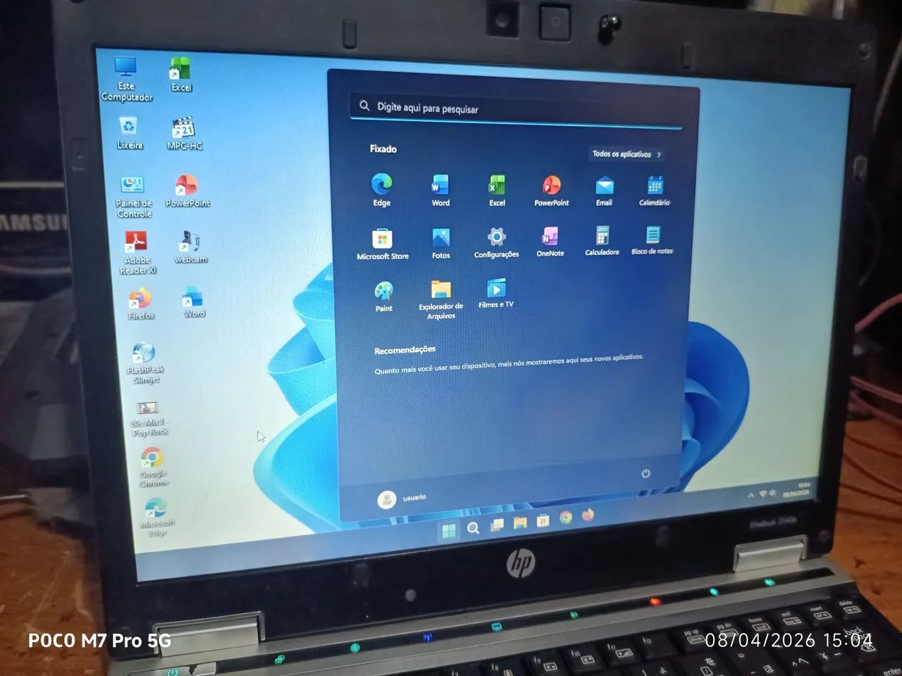 Urgente elitebook Hp p2570 i7 bem conservado  - Foto 2
