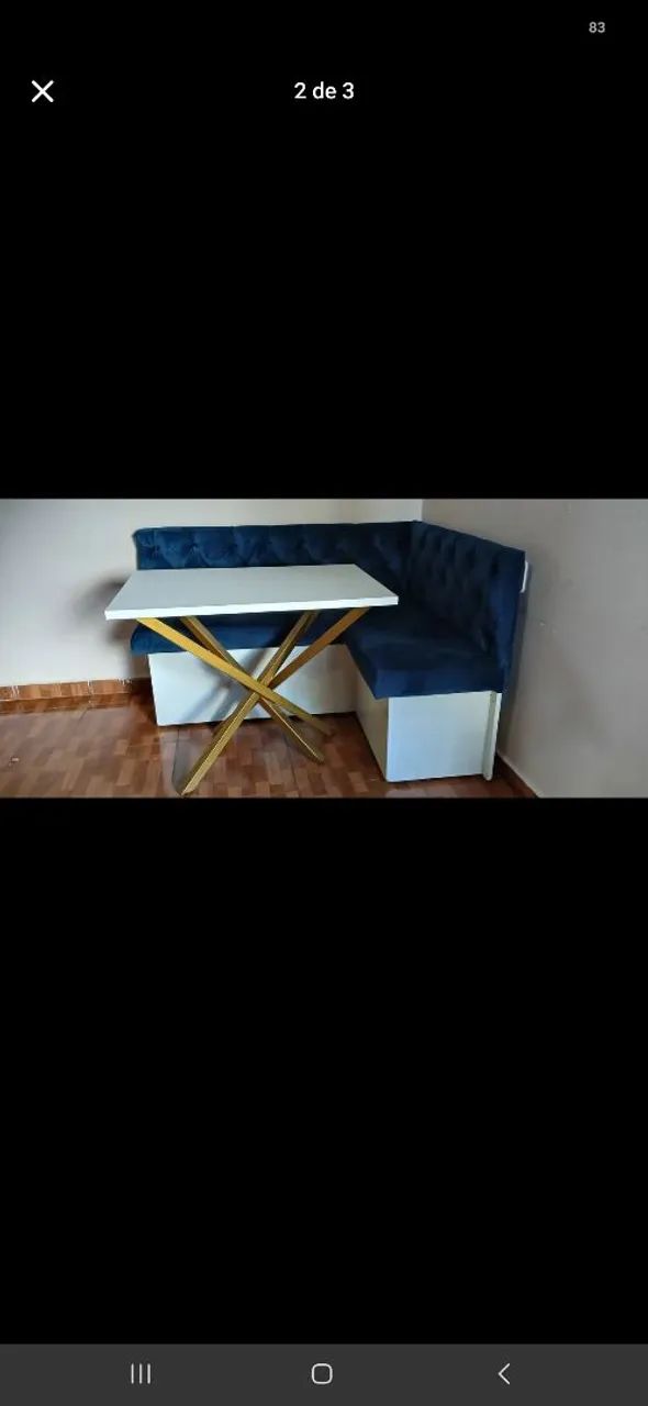 Vendo mesa com sofá  - Foto 4