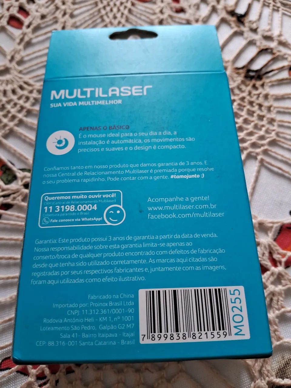 Mouse USB com fio Multilaser  - Foto 2