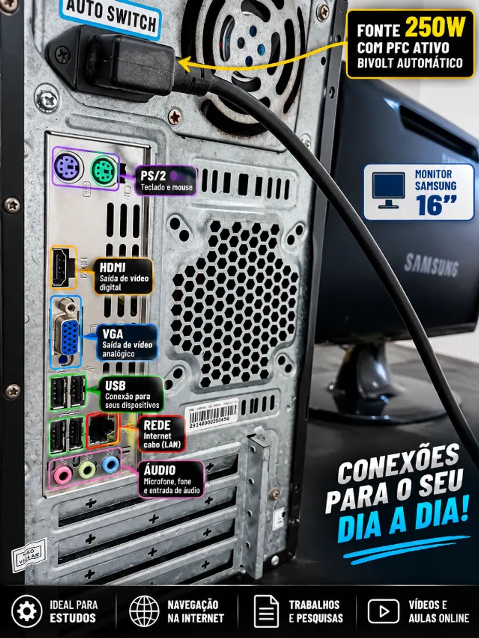 Computador Completo - 6 Meses de Garantia - Foto 2