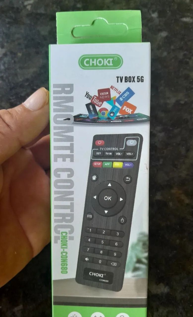 Controle para tv box 