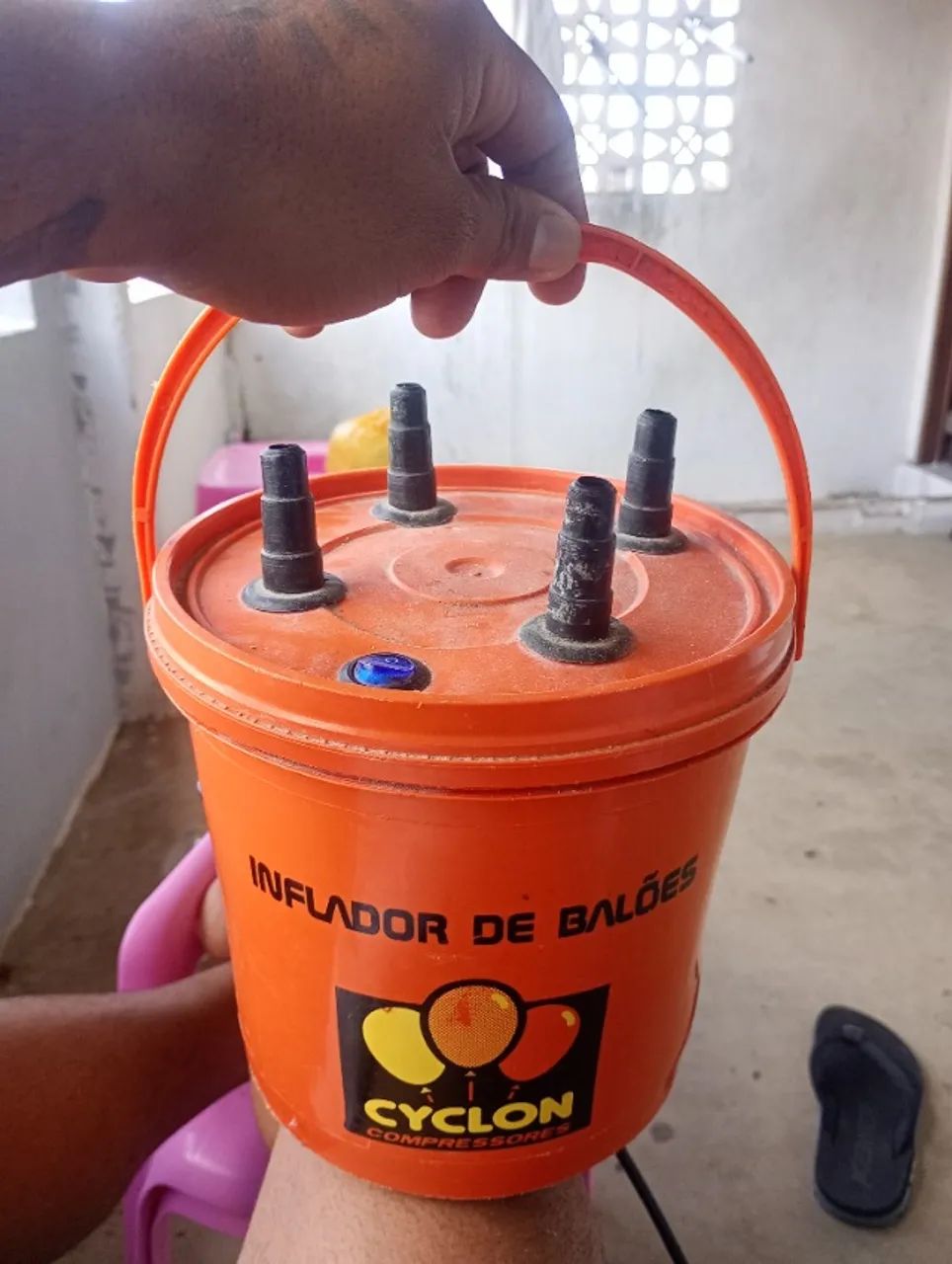 Inflador De Balão ?