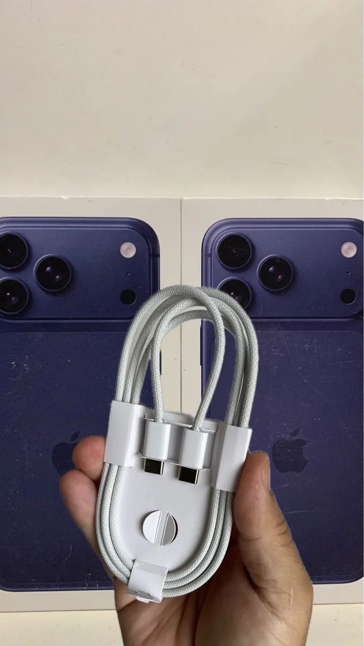 Cabos do iPhone 16/17 Pro Max Original USB C original St. Leste Vila Nova   - Foto 2