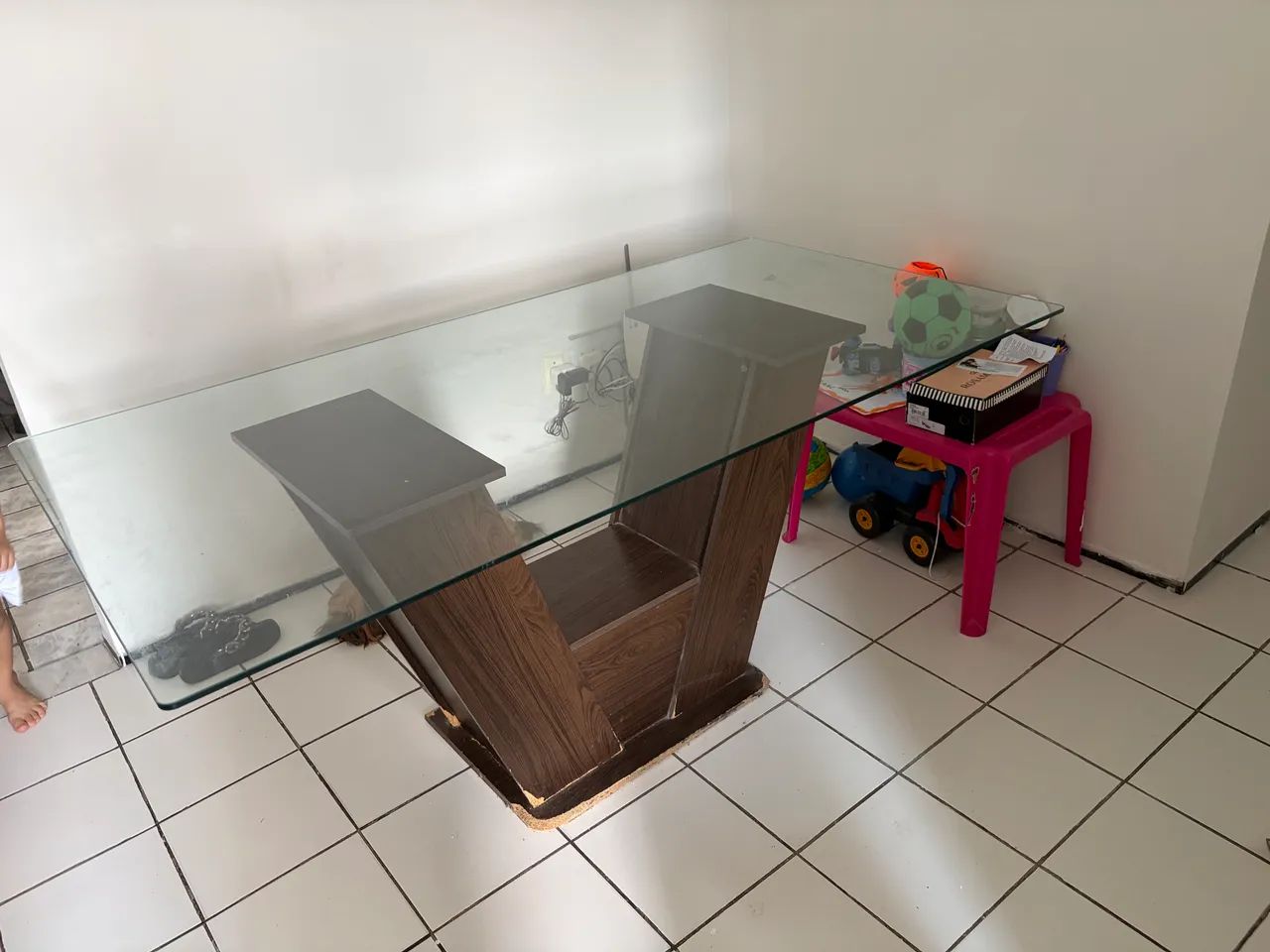 Tampo de vidro para mesa com 6 cadeiras - Foto 3