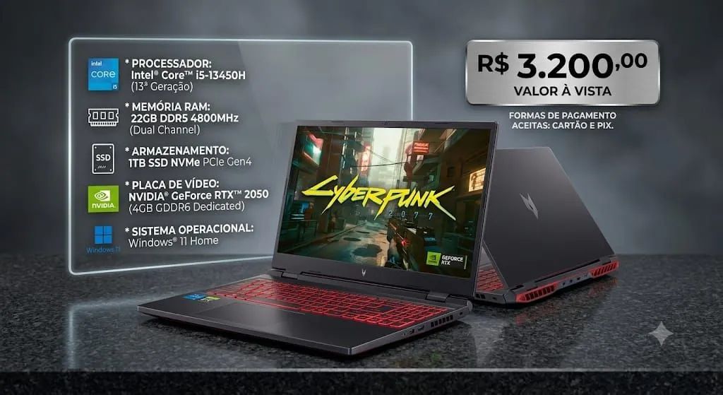 Notebook Acer Nitro V15