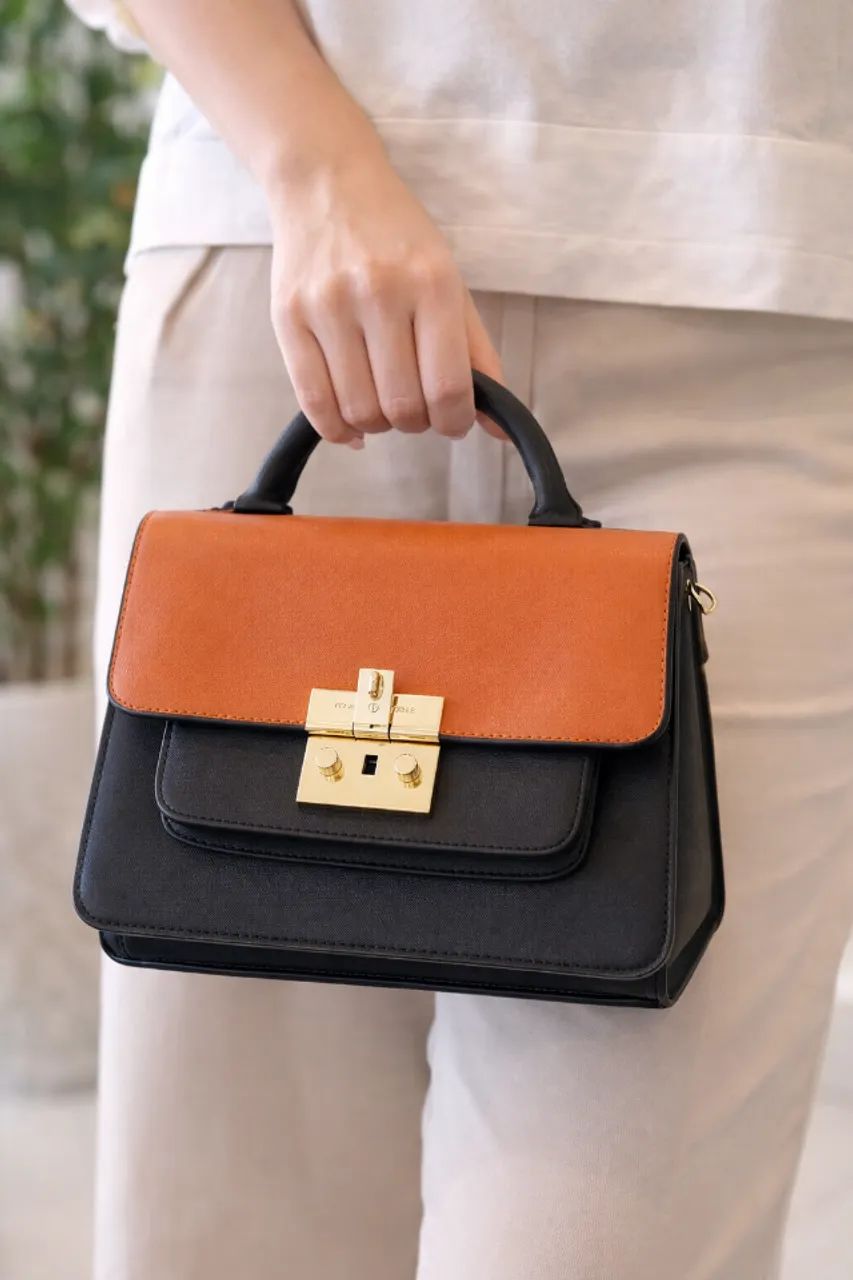 BOLSA FEMININA MACADAMIA - ESTILO MALTA ESTRUTURADA - Foto 2