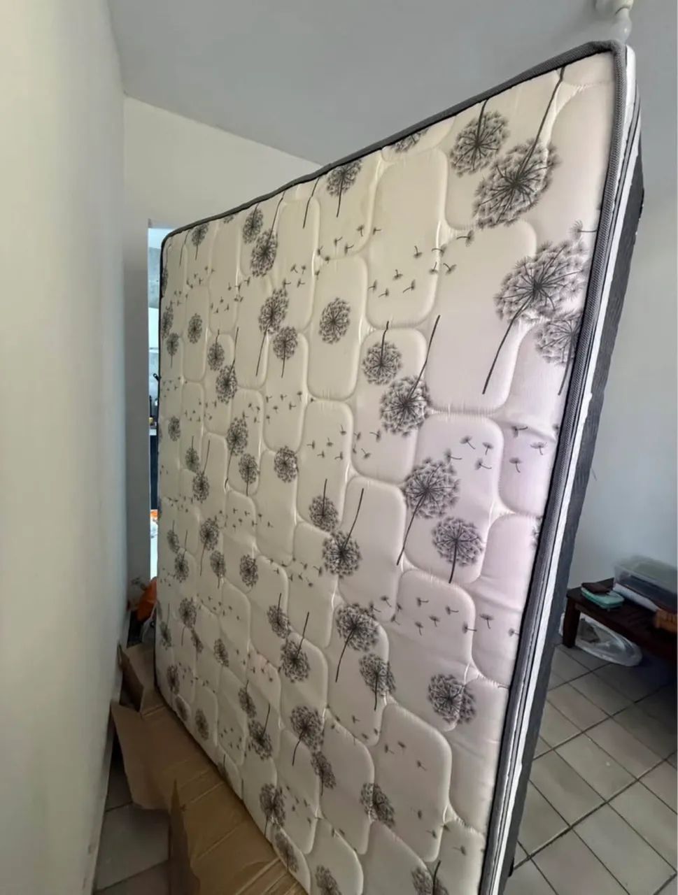 Cama molas ensacadas, com colchão acoplada - Foto 2