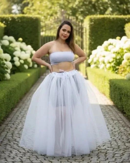 VESTIDO DE NOIVA + SAIOTE DE ARMAÇÃO - Foto 2