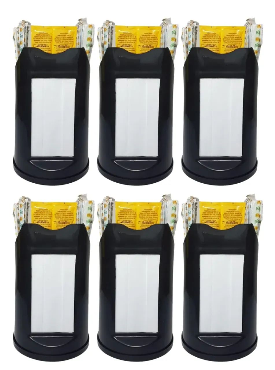 Porta Guardanapo 3x1 Preto