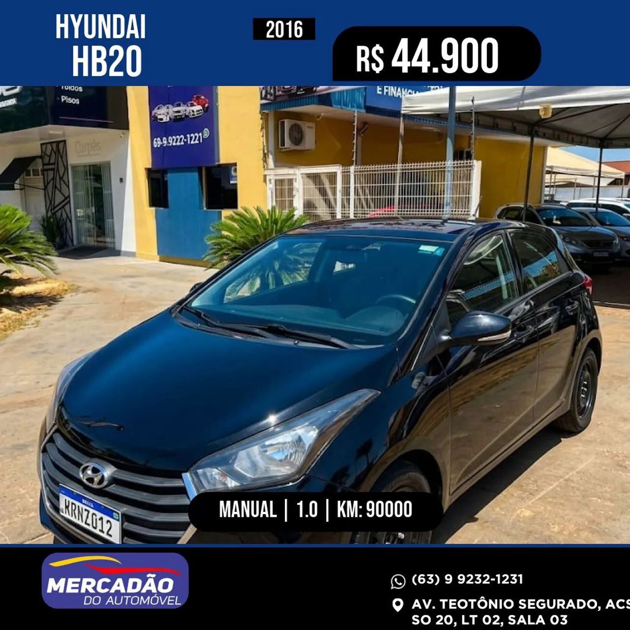 Hyundai HB20 Comf./c.plus/c.style 1.0 Flex 12V 2016