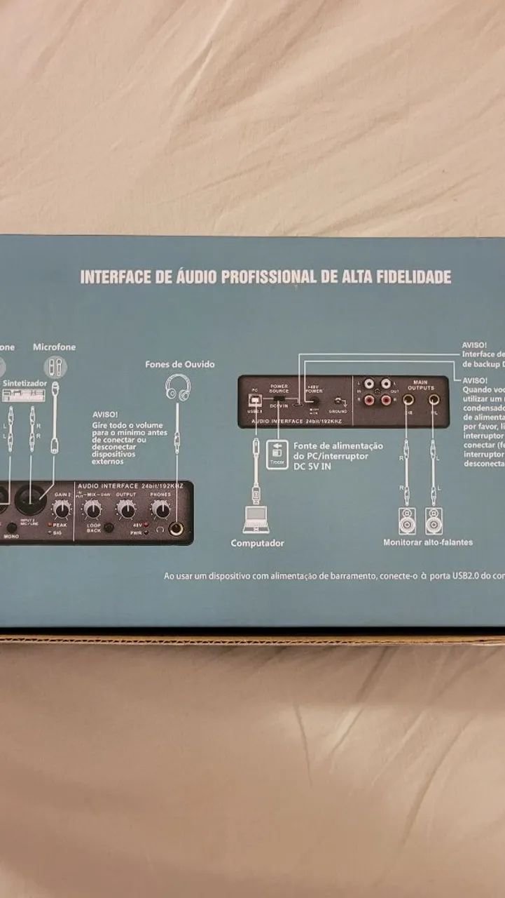 Interface áudio 24bit 192khz teyun - Foto 4