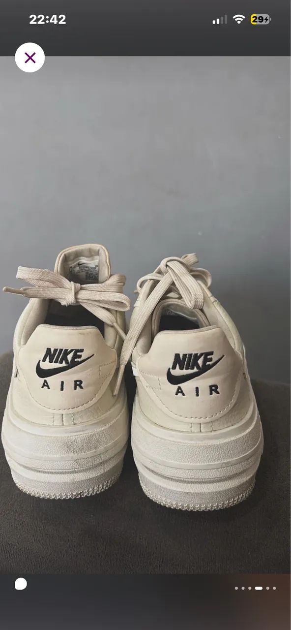 Nike Air Force 1 Off Witte plataforma 37 - Foto 4