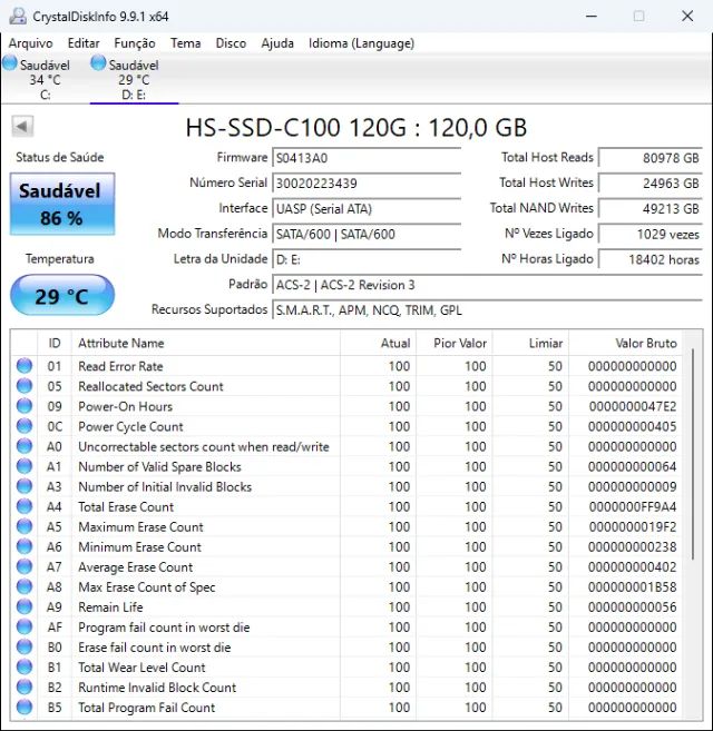 SSD 120 GB - Foto 2