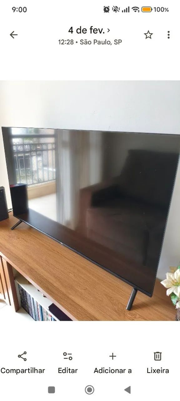 Smart TV TCL 43" Full HD Android TV HDR Wi-Fi Bluetooth - Seminova - Foto 3