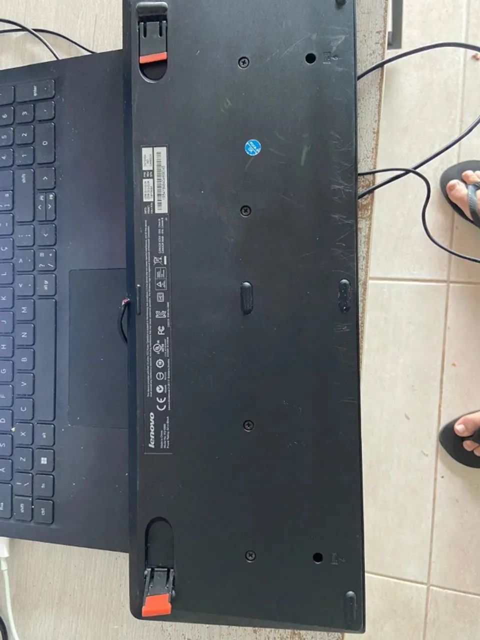 ? Teclado Lenovo Original com Fio - Resistente e Funcional! ? - Foto 2