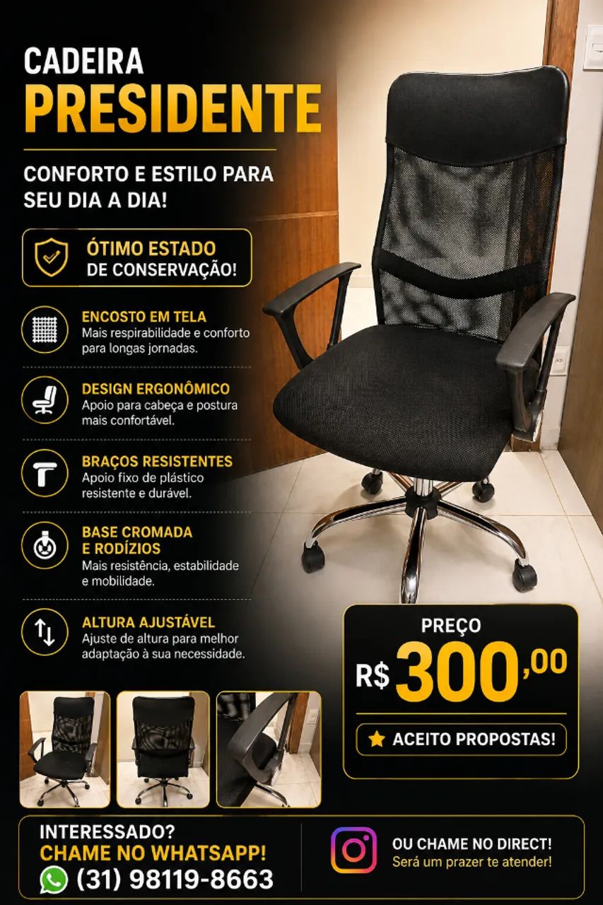 Cadeira escritório 