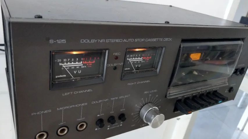 Tape deck Gradiente S-125 (raro estado, revisado, cabeça nova) - Foto 2