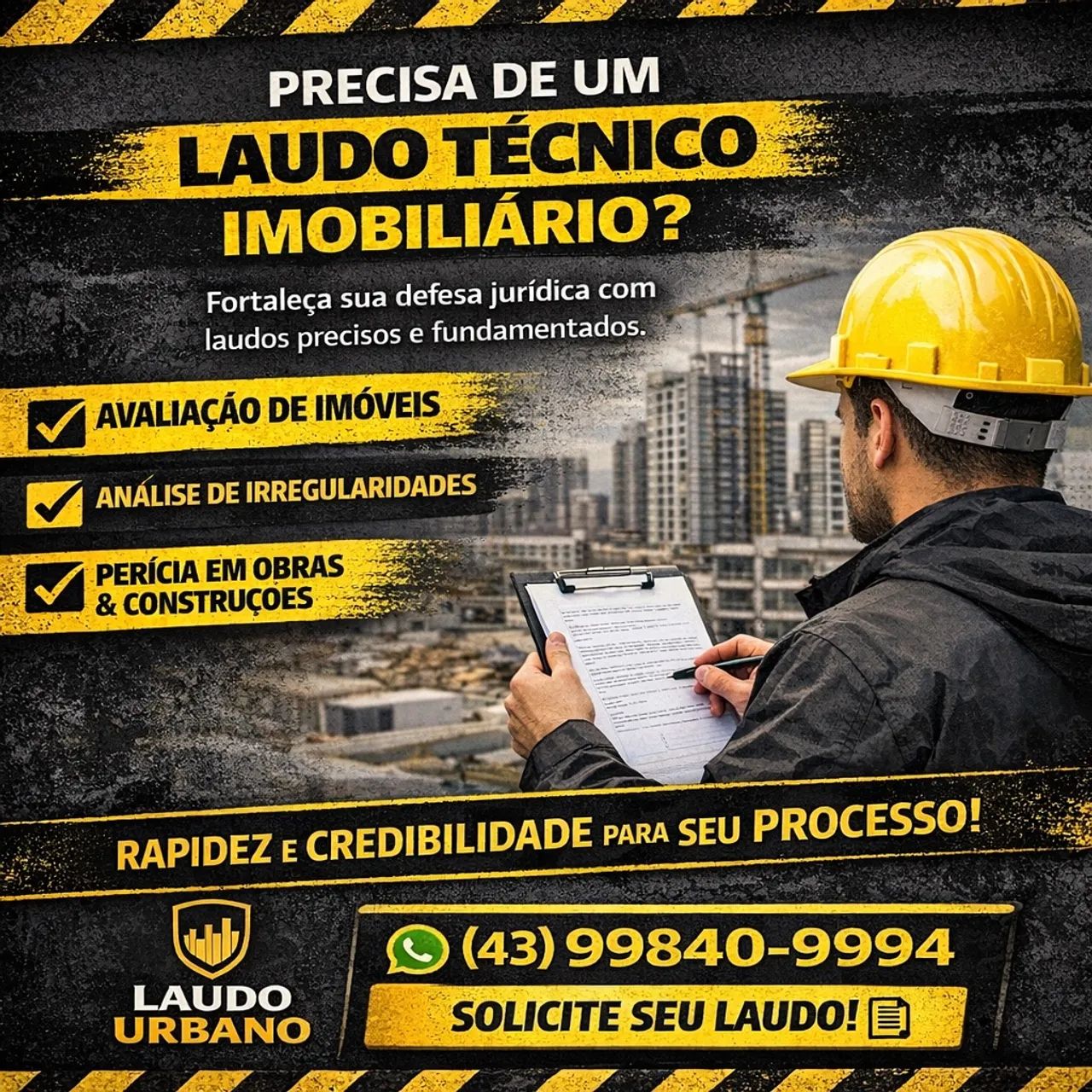 Laudo Técnico Imobiliário para Processo Judicial | Perícia Rápida
