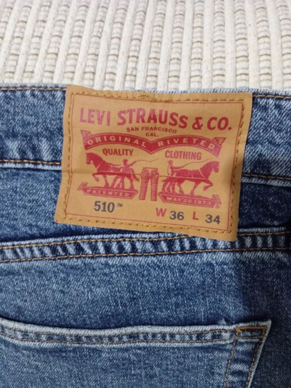 Calça Jeans Levis Tam. 36 (46BR) - Foto 4