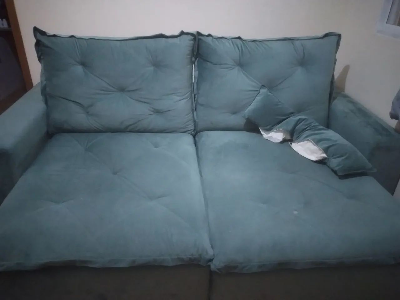 sofa retrátil dois lugares