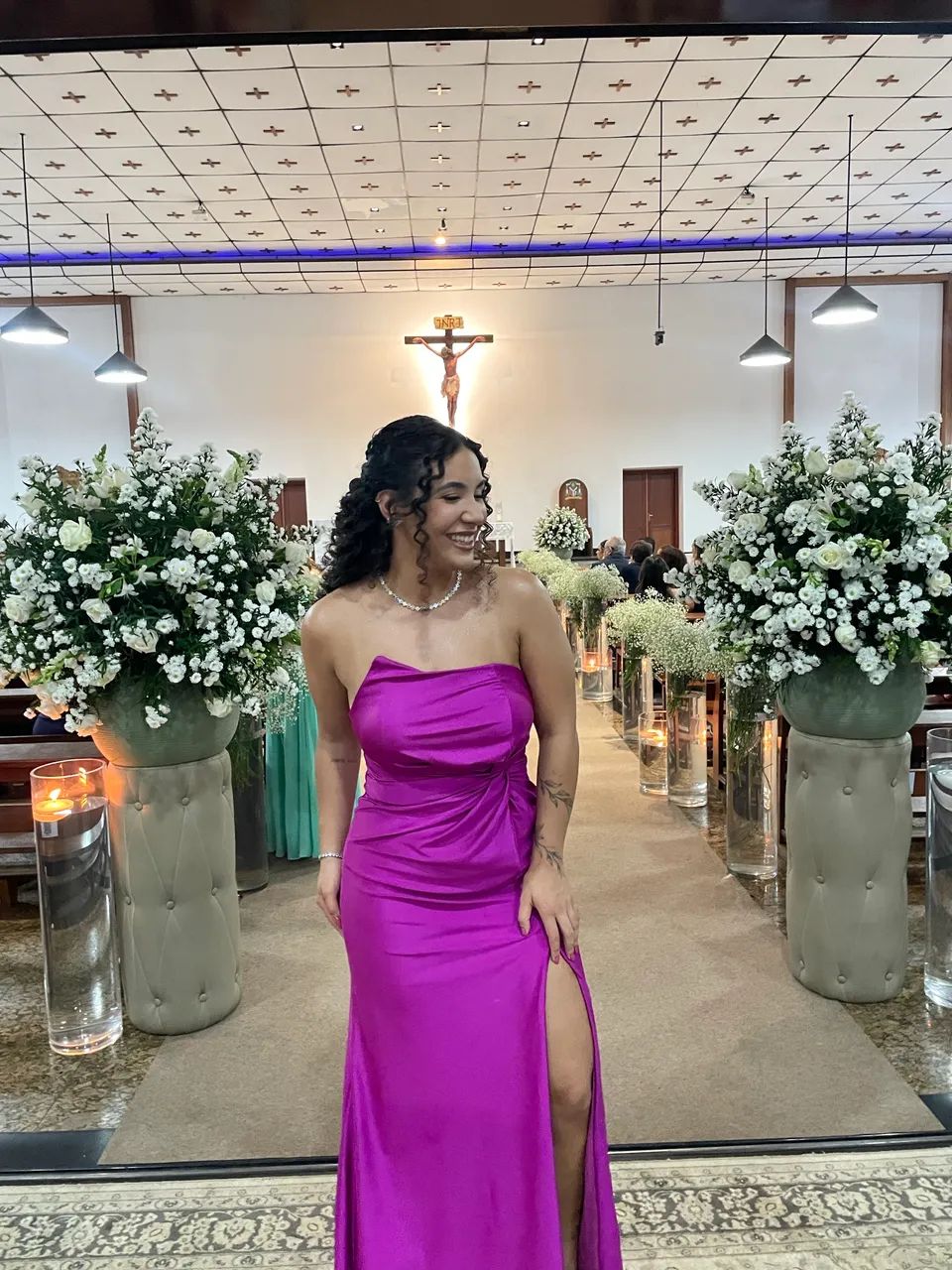 Vestido formal fúcsia - Foto 5