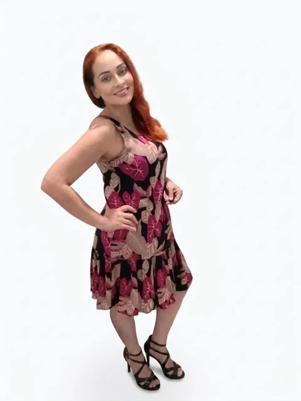 Vestido Midi com saia rodada.  - Foto 3