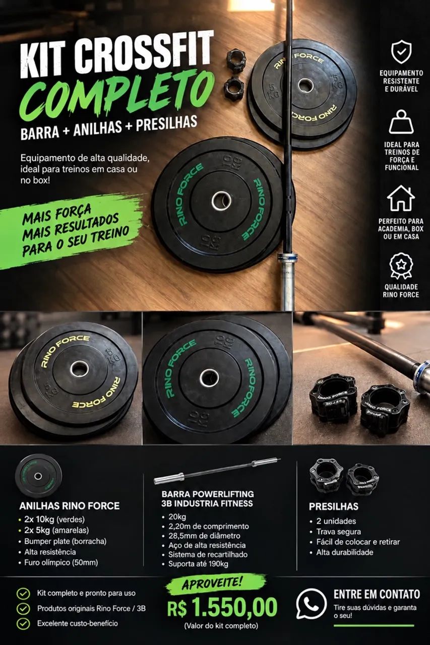 Kit Crossfit Completo 