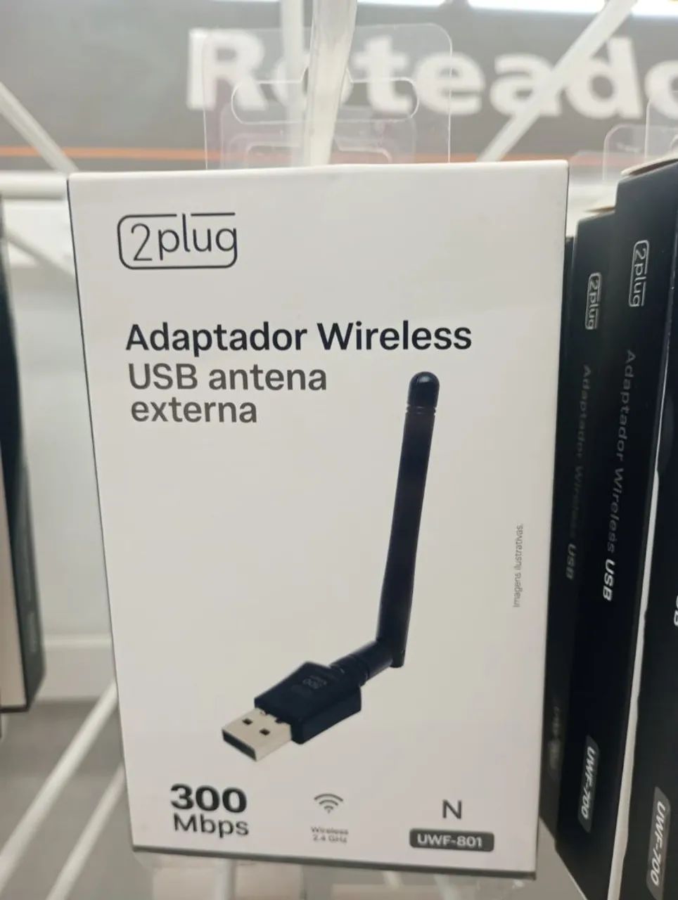 Antena com adaptador e wireless  - Foto 2