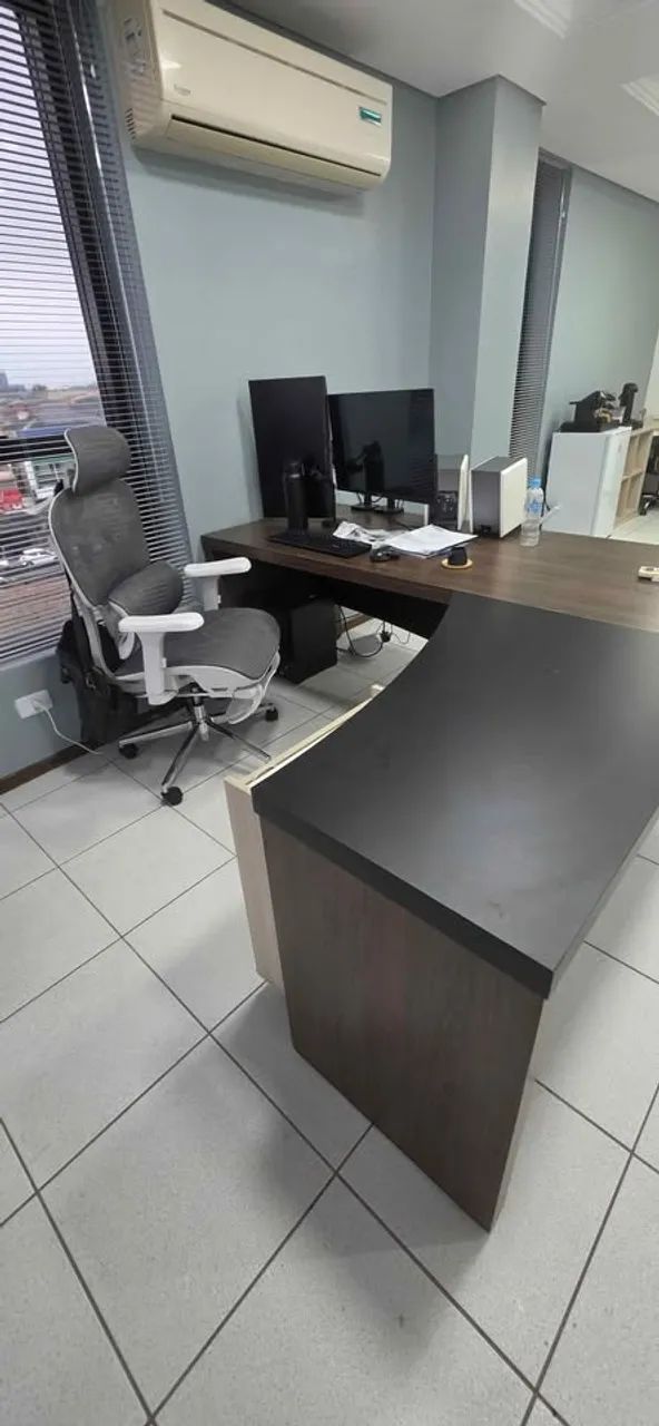 Mesa de escritório escrivaninha tamburato NOVA E COM NF - Foto 2